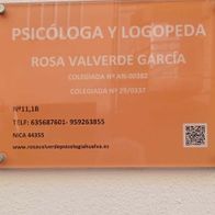 Rosa Valverde Psicóloga y Logopeda tarjeta